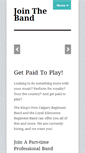 Mobile Screenshot of jointheband.ca